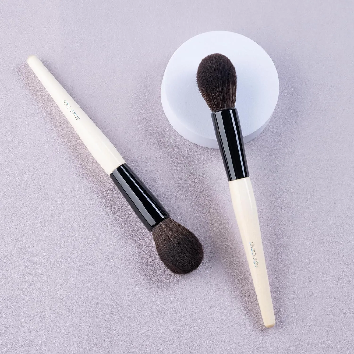 Natural Goat Hair Powder Brush, Highlighting Brush, Natural Hair Contour Brushes, Natural Hair Makeup Brush, Face Blending Brushes, Fluffy Blush Brush for Cheeks, Nose Contour Brushes. (804)