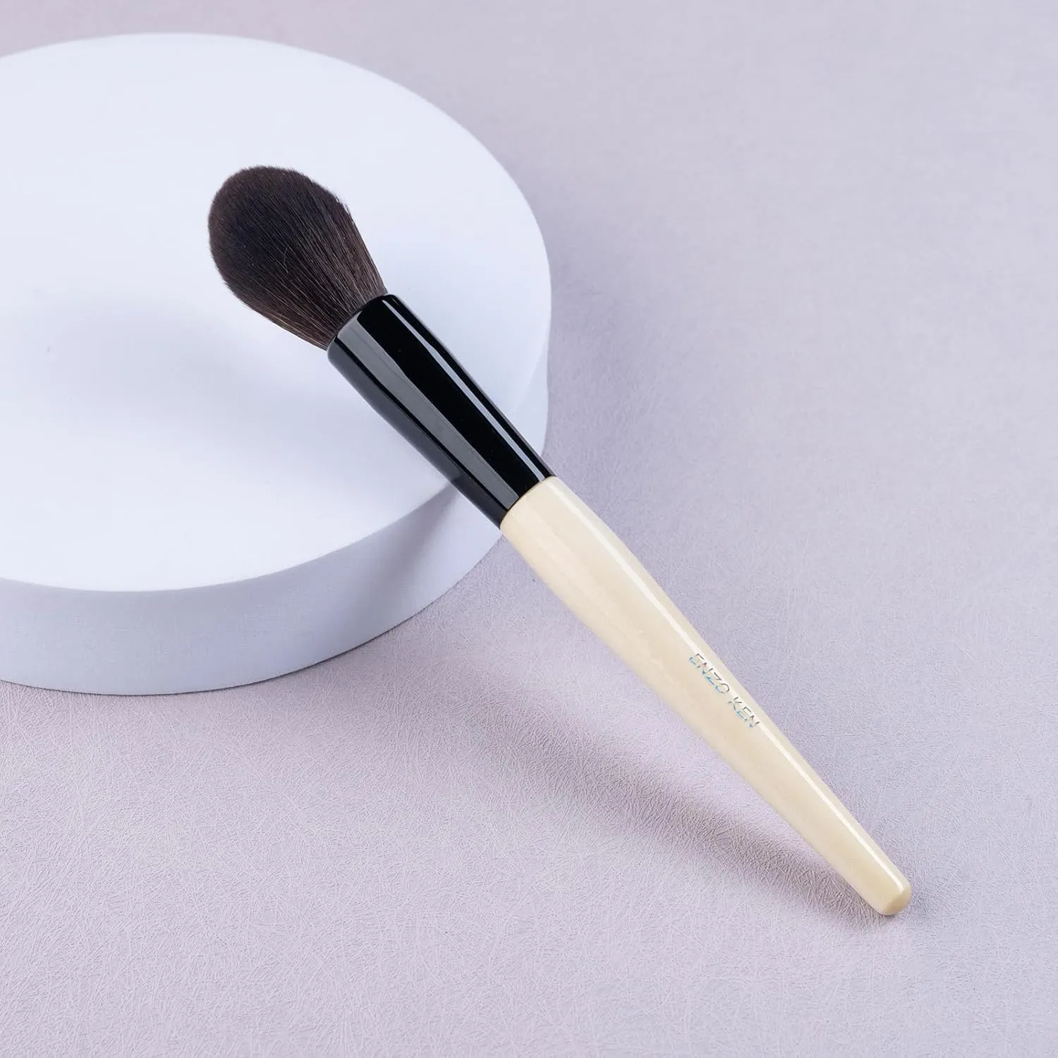 Natural Goat Hair Powder Brush, Highlighting Brush, Natural Hair Contour Brushes, Natural Hair Makeup Brush, Face Blending Brushes, Fluffy Blush Brush for Cheeks, Nose Contour Brushes. (804)