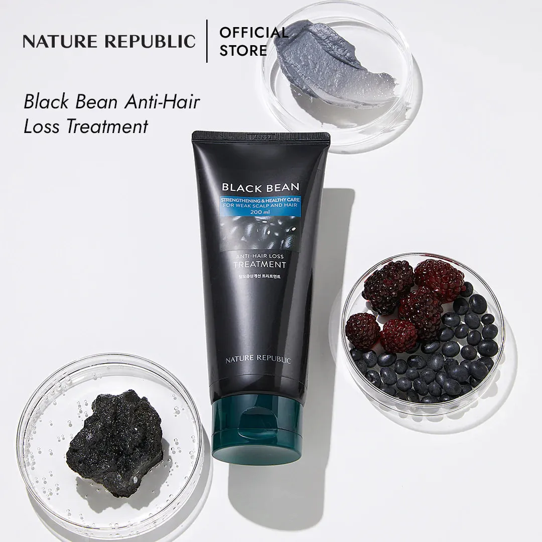 NATURE REPUBLIC Black Bean Anti Hair Loss Treatment معالج لتساقط الشعر بالفاصوليا السوداء