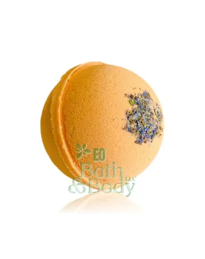 Night by the Fire Foaming Bath Bomb | Infused with Organic Moringa Oil | Bath Fizzy | Gift for Friend | Vegan
