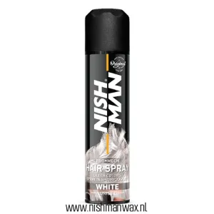 Nishman Pro-Mech Hair Spray White Unisex 150ml