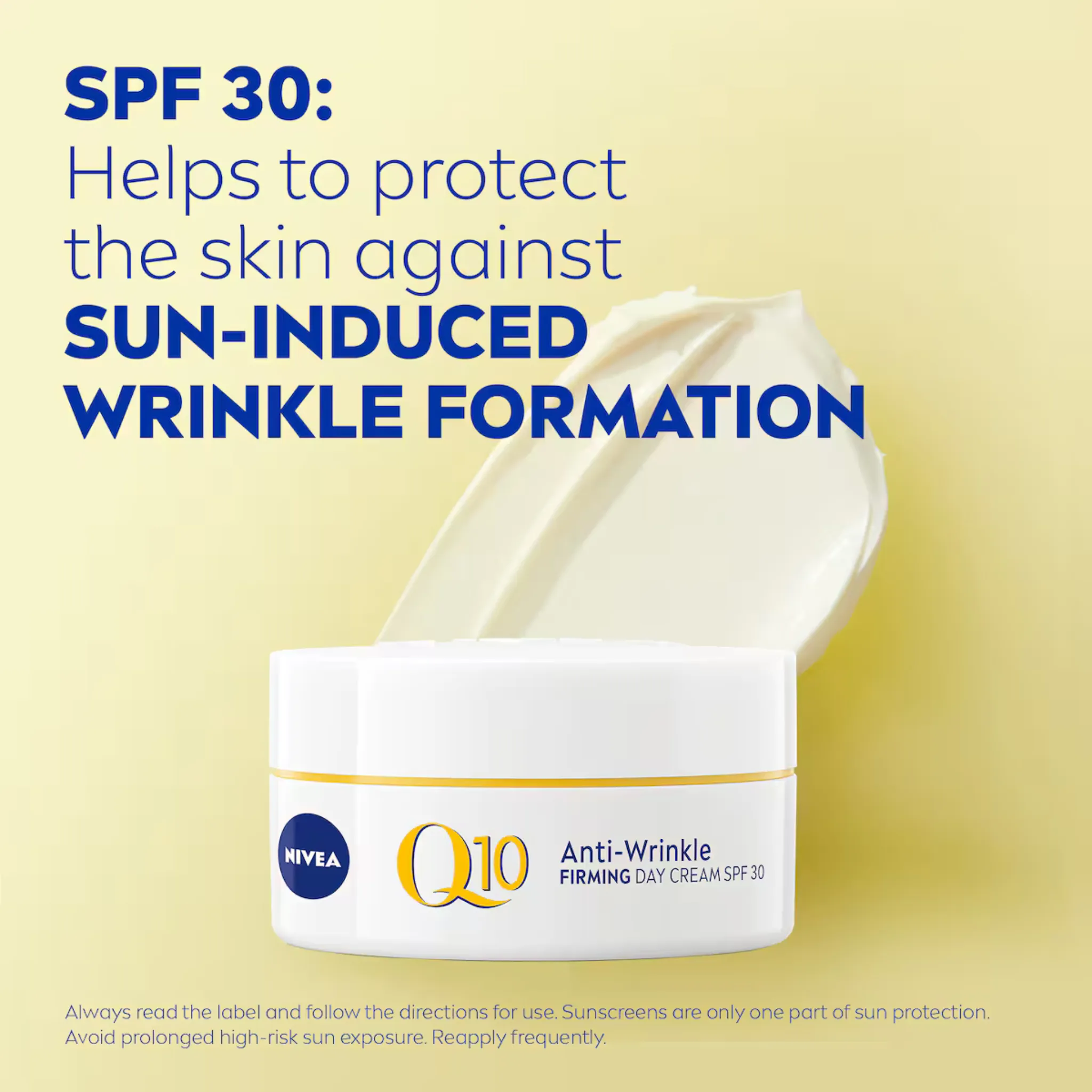 Nivea Q10 Anti Wrinkle Day Cream Anti Ageing Moisturiser Spf30 (Australia) 50mL