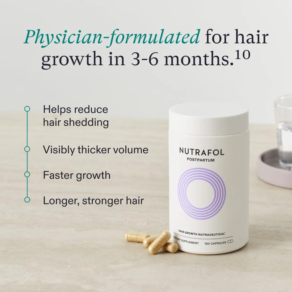 Nutrafol Postpartum Hair Growth Nutraceutical