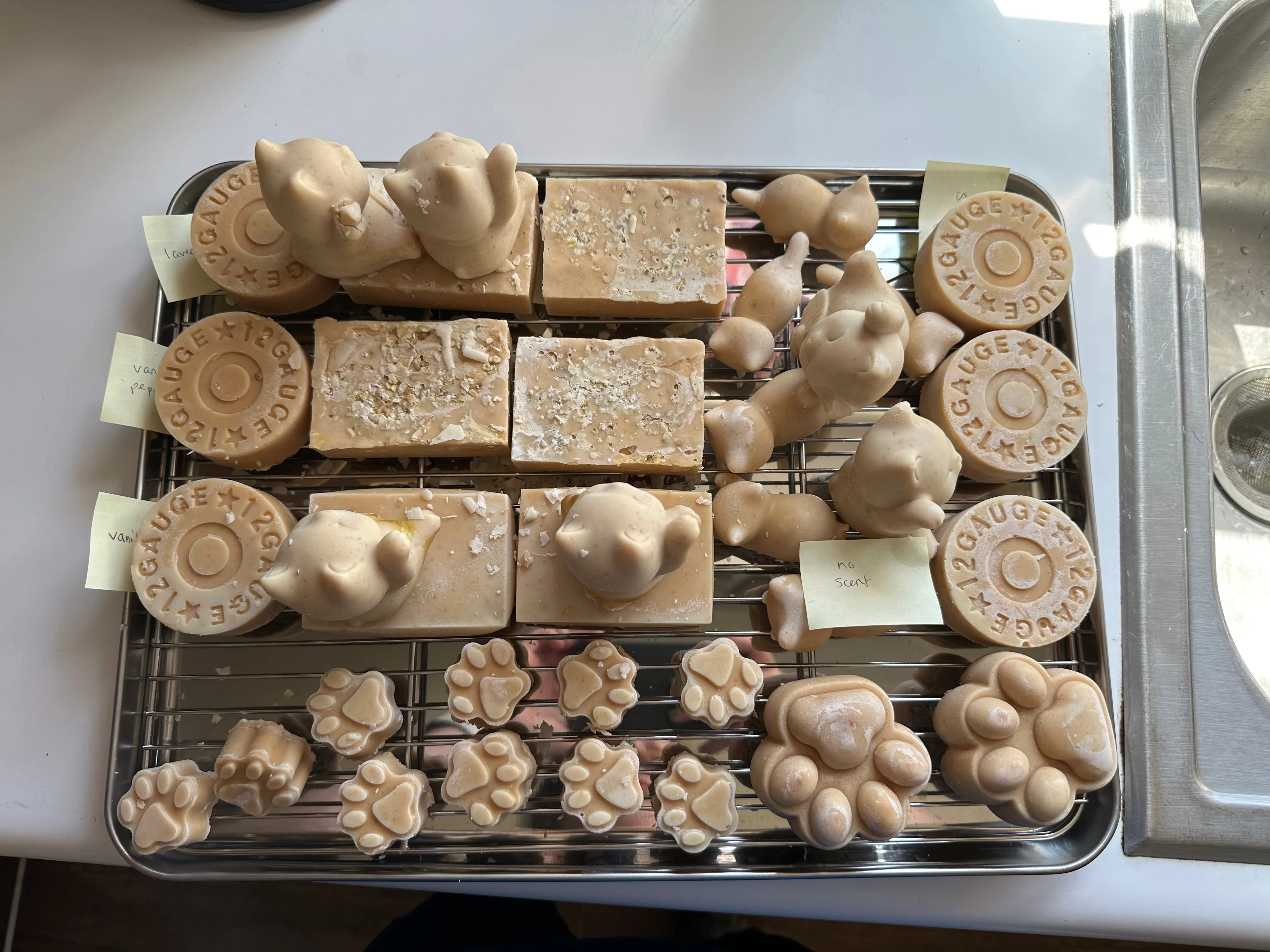 Oatmeal Honey Soap Shampoo Face & Body Soaps Grass Fed Tallow Bar Carnivore Colloidal Soap Handcrafted Artisan HomeMade All Natural Skincare