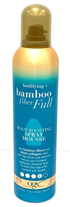 OGX BODIFYING   BAMBOO FIBER FULL SPRAY MOUSSE