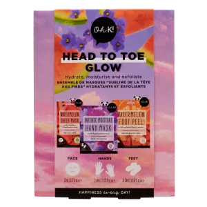Oh K! Head To Toe Glow Mask & Peel Pamper Set