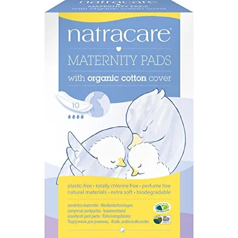 Organic Maternity Pads by Natracare (10/box)