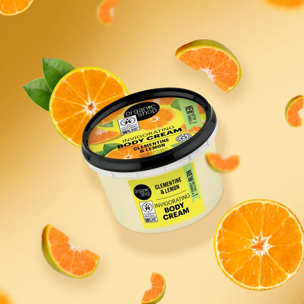 Organic Shop Clementine & Lemon Invigorating Body Cream
