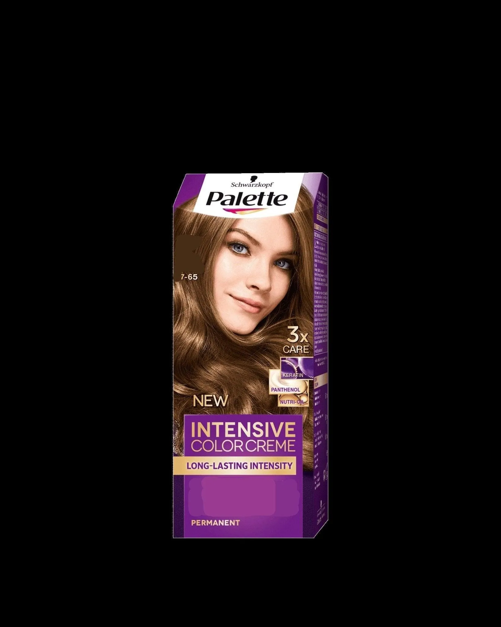 Palette Intensive Color Creme Permanent Hair Color 7-65 Sparkling Nougat