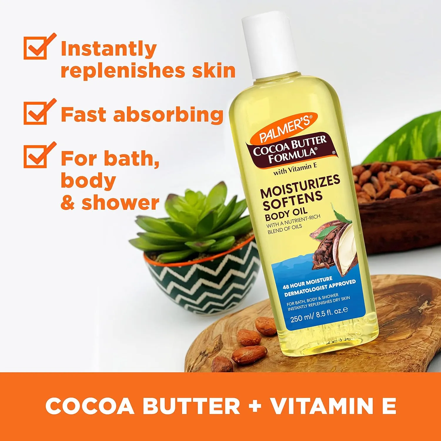 PALMER'S MOISTURIZING BODY OIL WITH VIT E