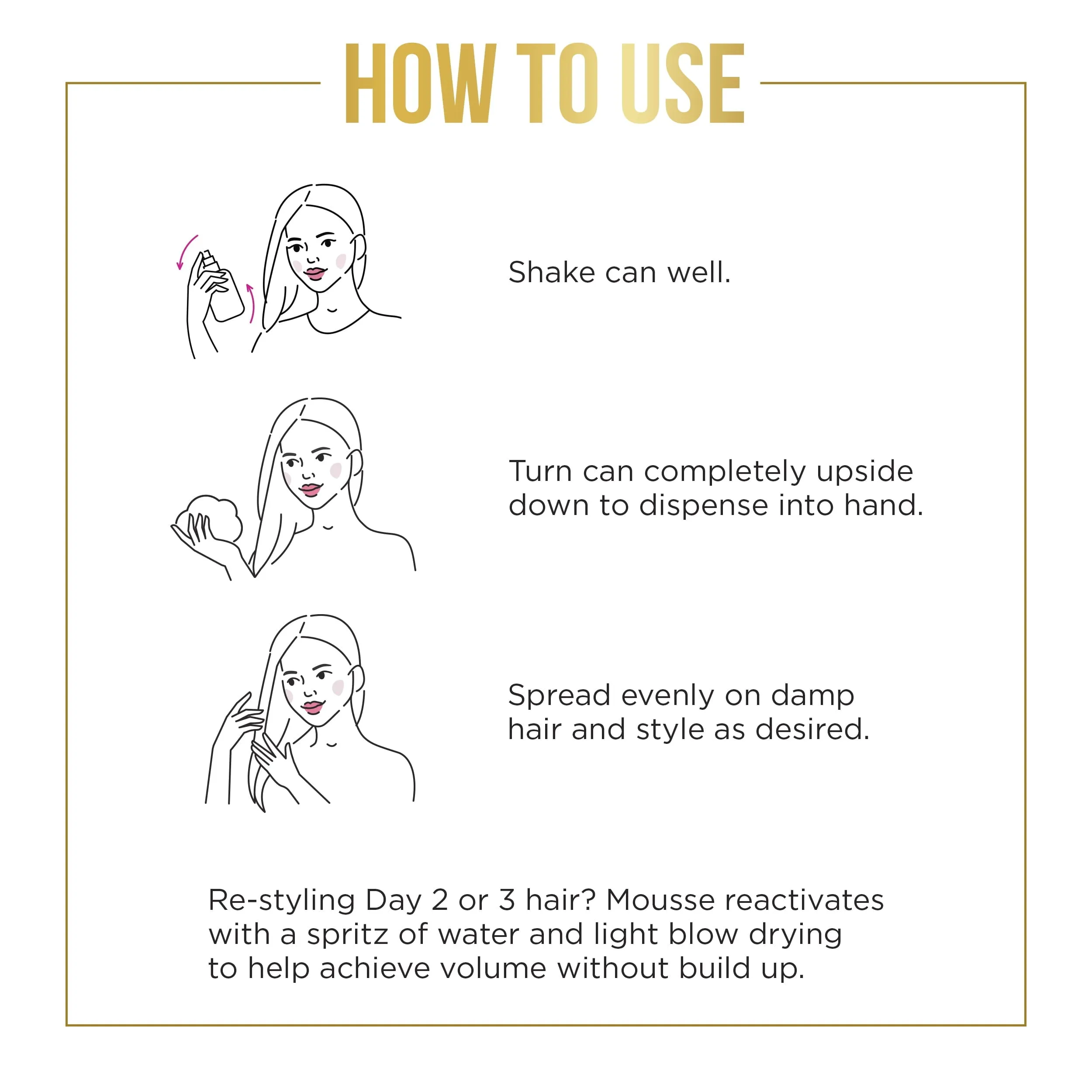 Pantene Volume Mousse, Boosts Fine Flat Hair for Max Fullness, 6.6 oz