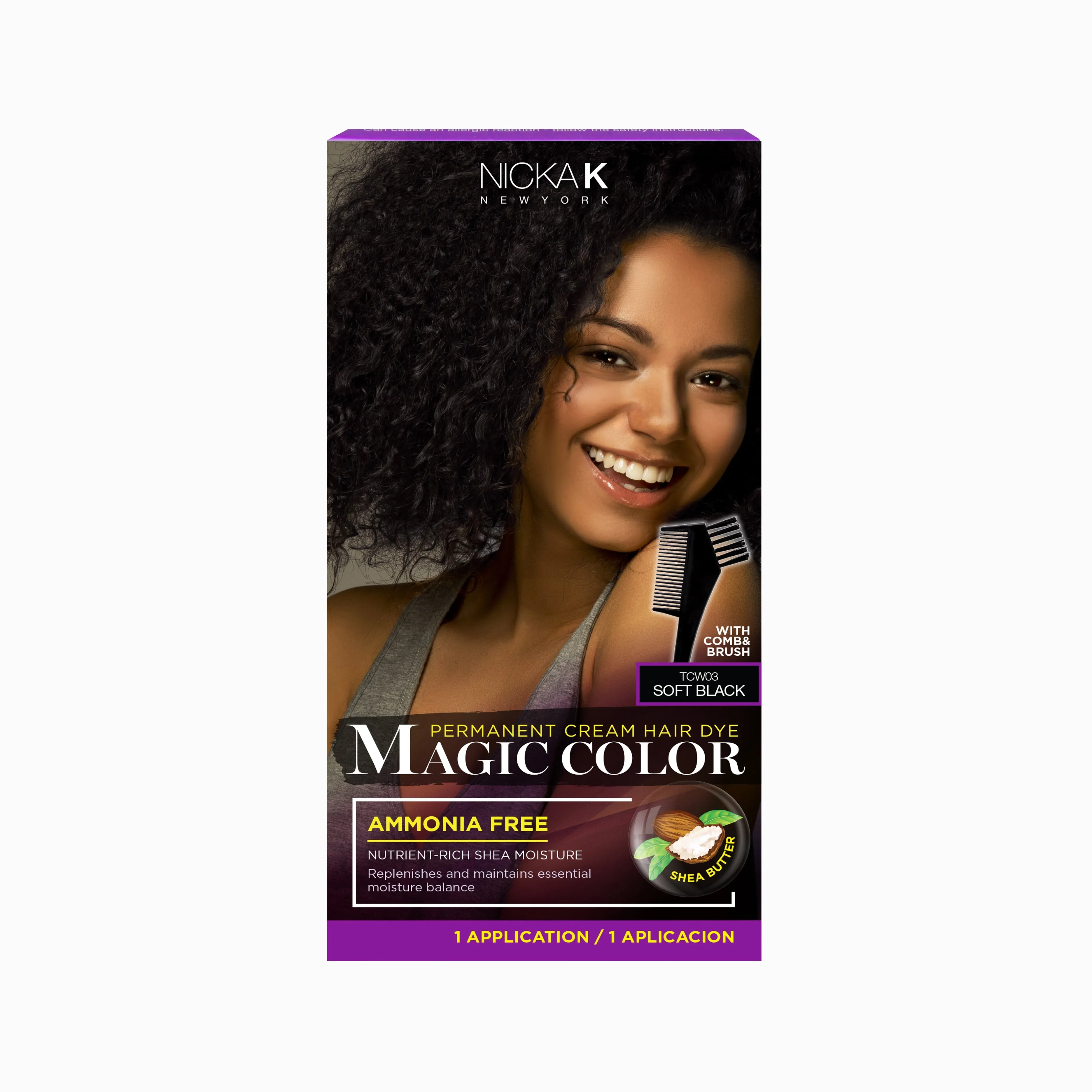 PERMANENT CREAM HAIR DYE MAGIC COLOUR