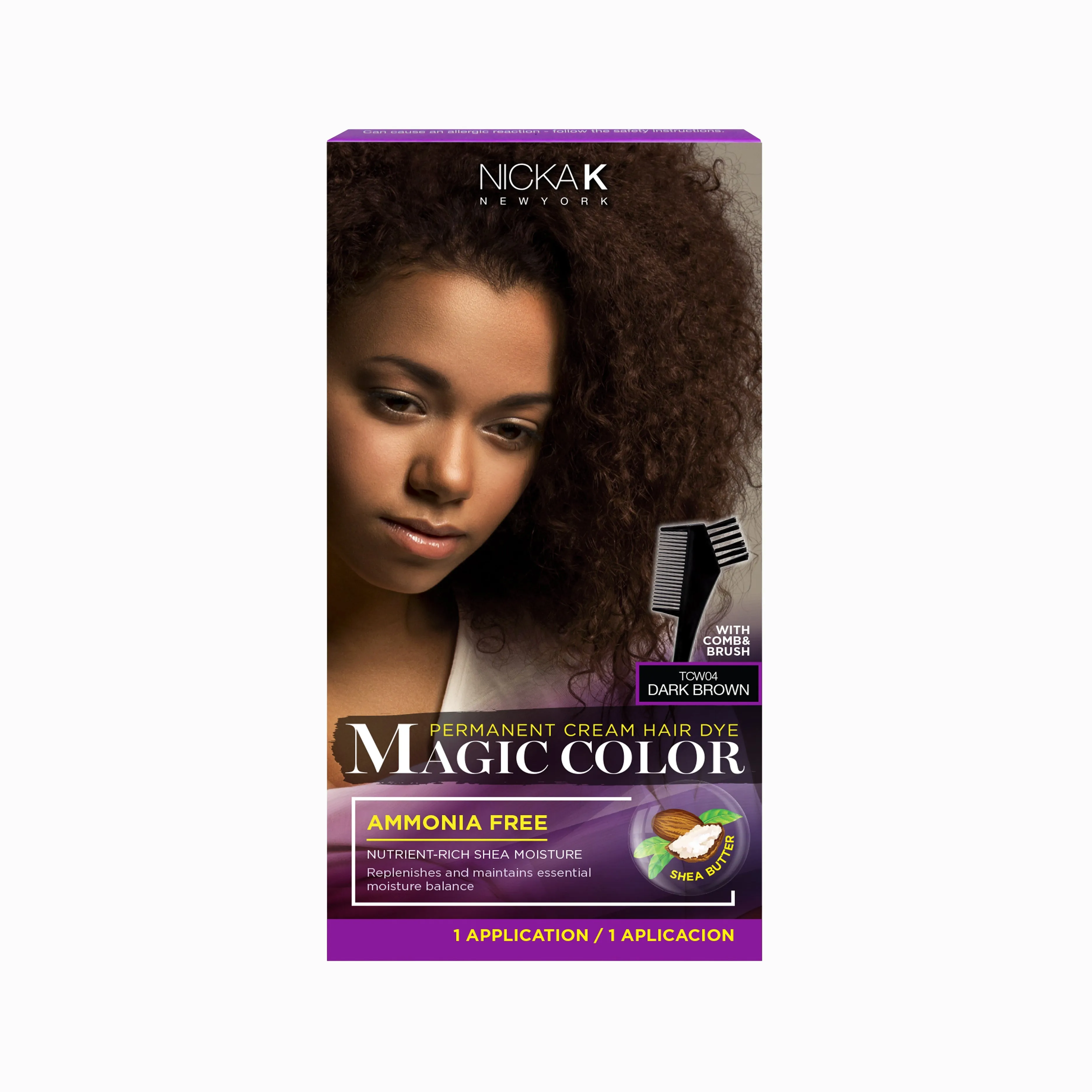 PERMANENT CREAM HAIR DYE MAGIC COLOUR