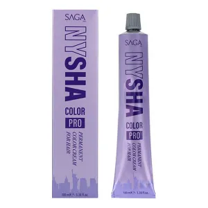 Permanent Dye Saga Nysha Color cream for hair  Nº 7.00 (100 ml)