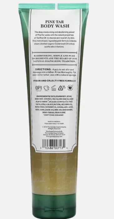 Pine Tar Body Wash, Skin Therapy, 9.5 fl oz (280 ml)