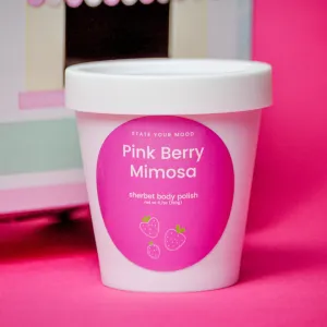 pink berry mimosa sherbet body scrub