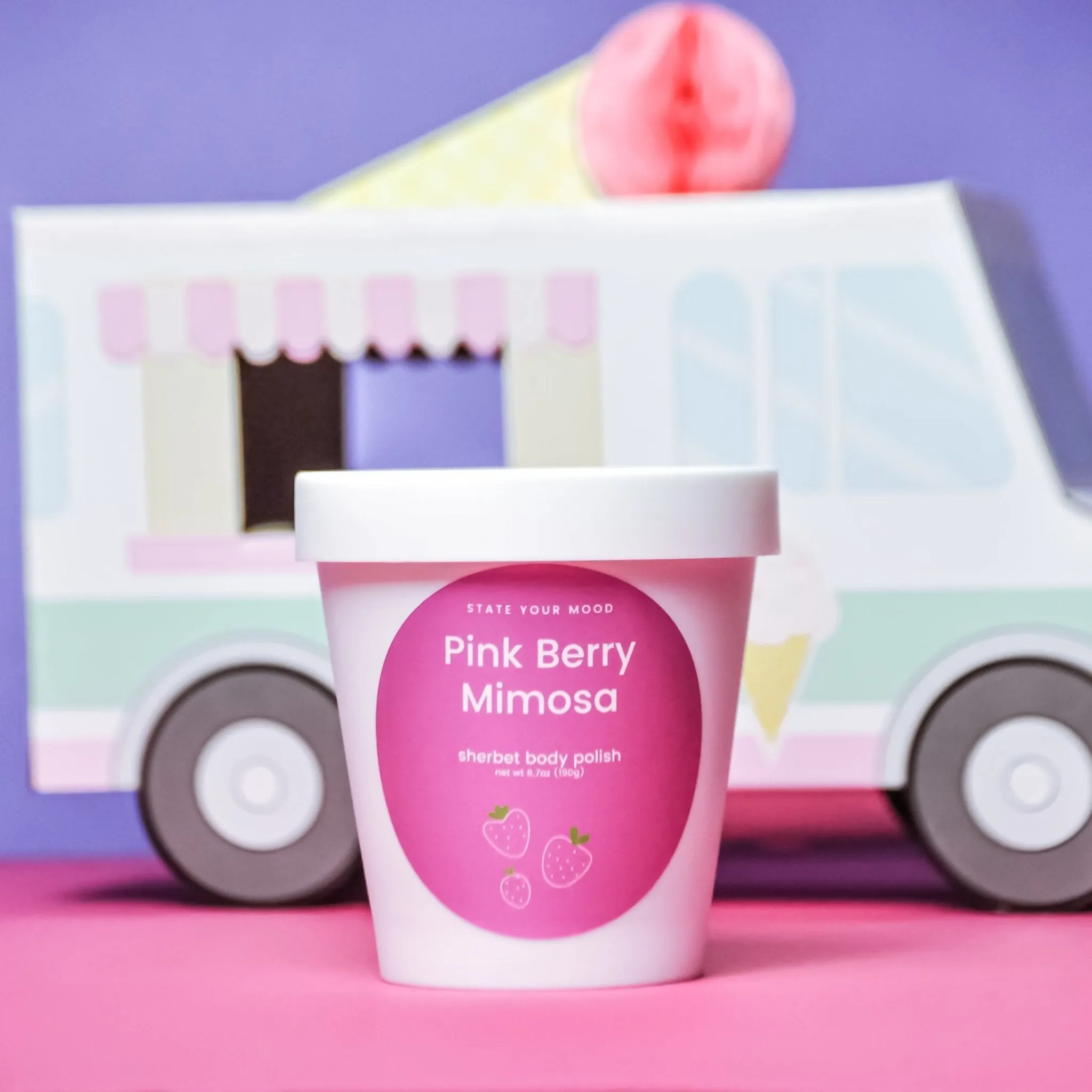 pink berry mimosa sherbet body scrub