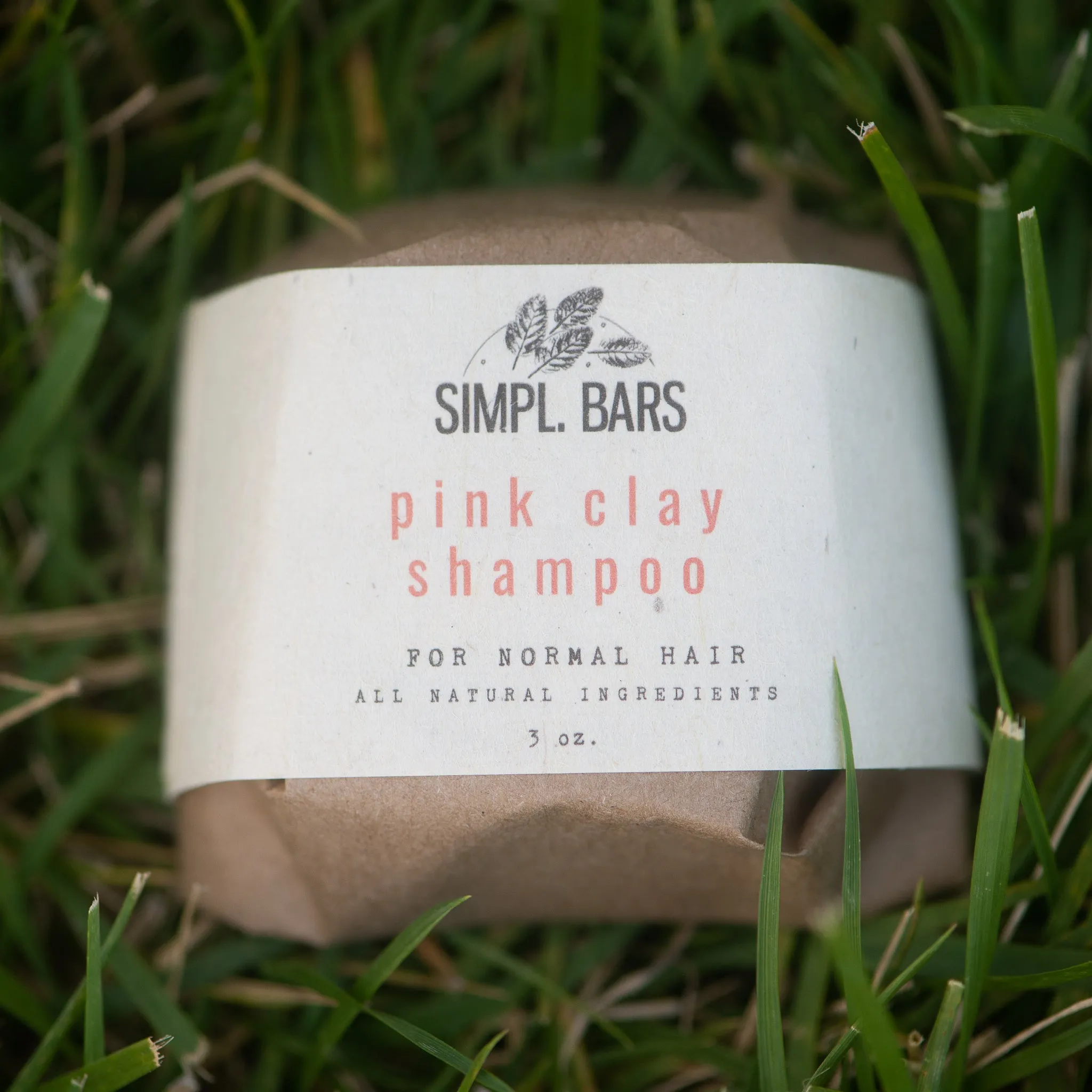 Pink Clay Shampoo Bar (Large)