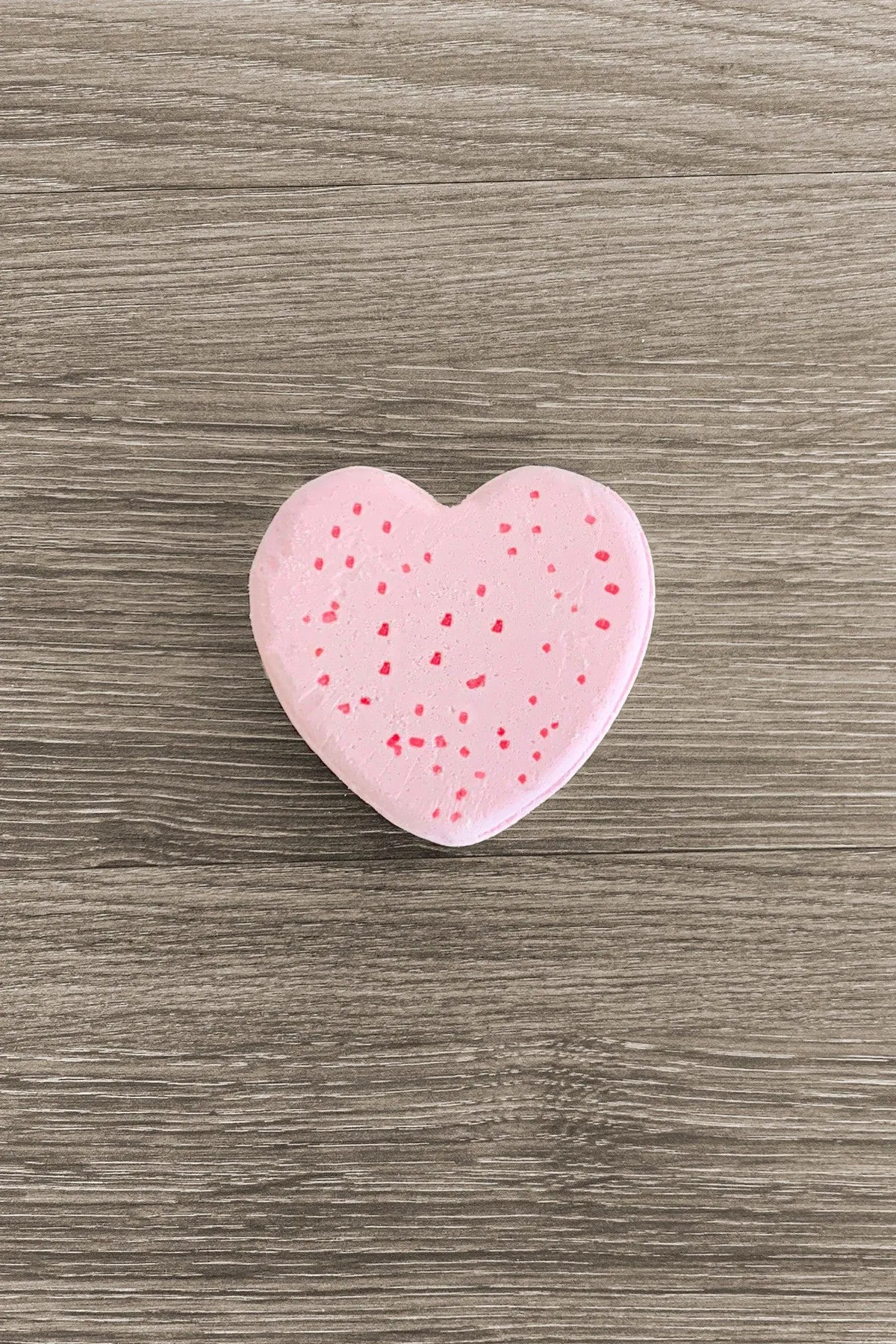 Pink Speckled Heart Bath Bomb