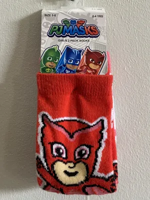 PJ Masks Socks 2 Pair Size 5-8 Shoe