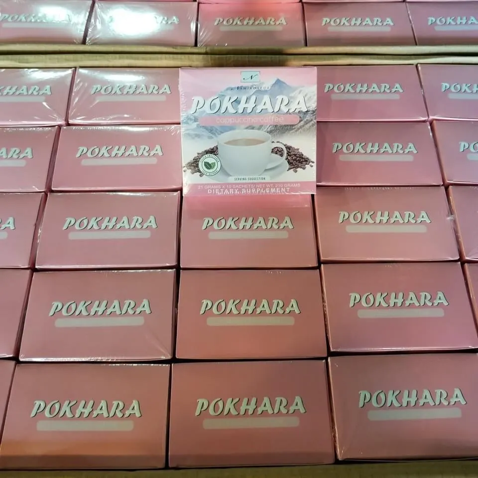 POKHARA Cappuccino Coffee - 10 x 21g