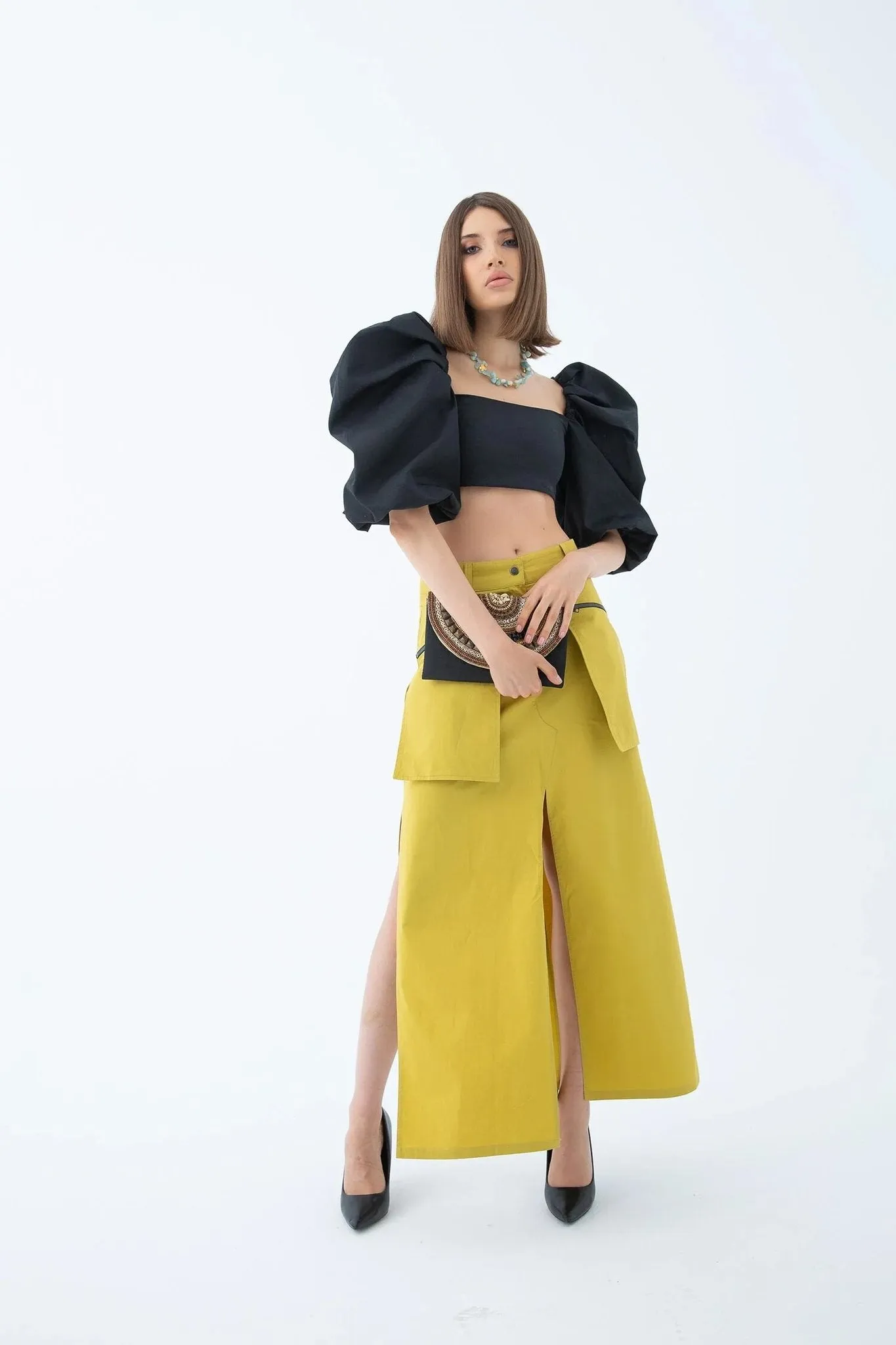 Puffy Sleeves Bralette