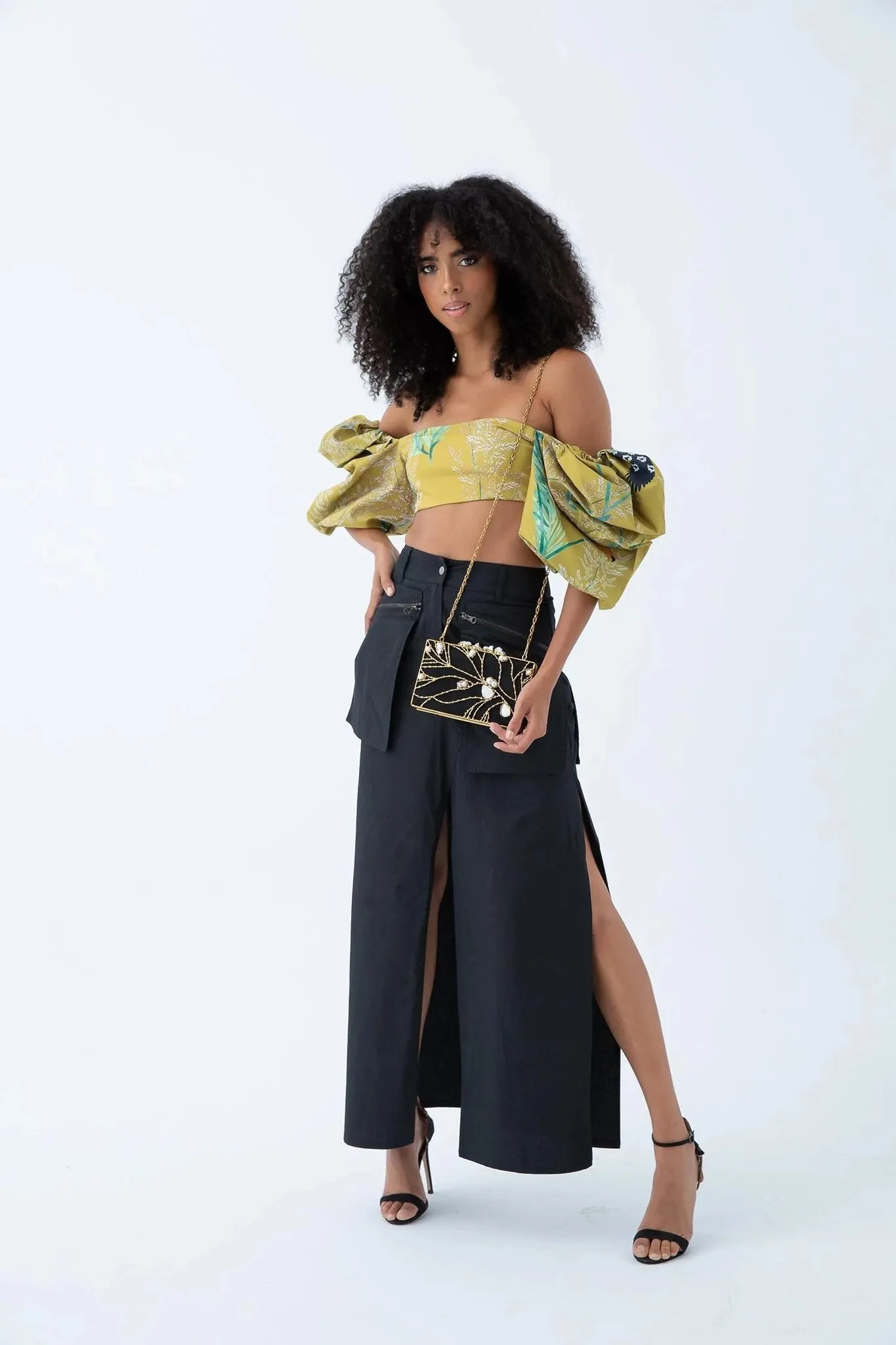 Puffy Sleeves Bralette