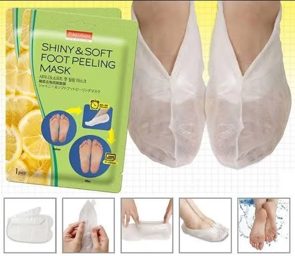PUREDERM - SHINY & SOFT FOOT PEELING MASK (1 pair) 17g