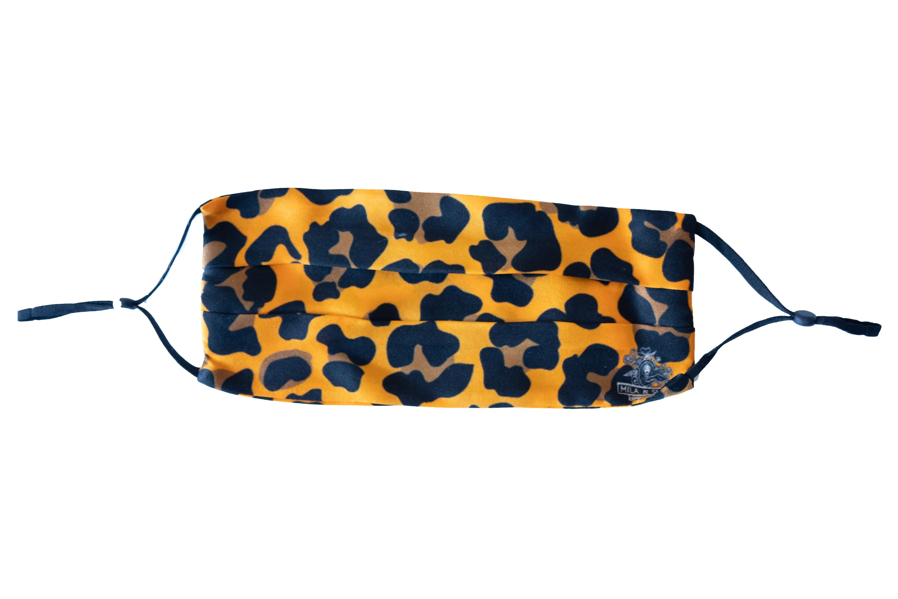 "Feisty" Pink Leopard Fashion Silk Face Mask
