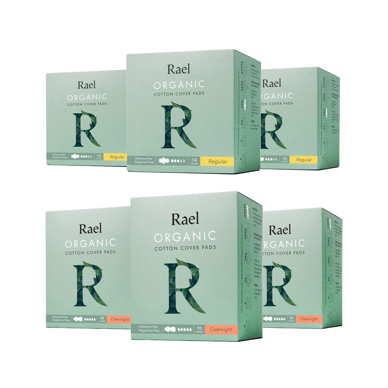 Rael Organic Cotton Cover Pads 3-Months Supply