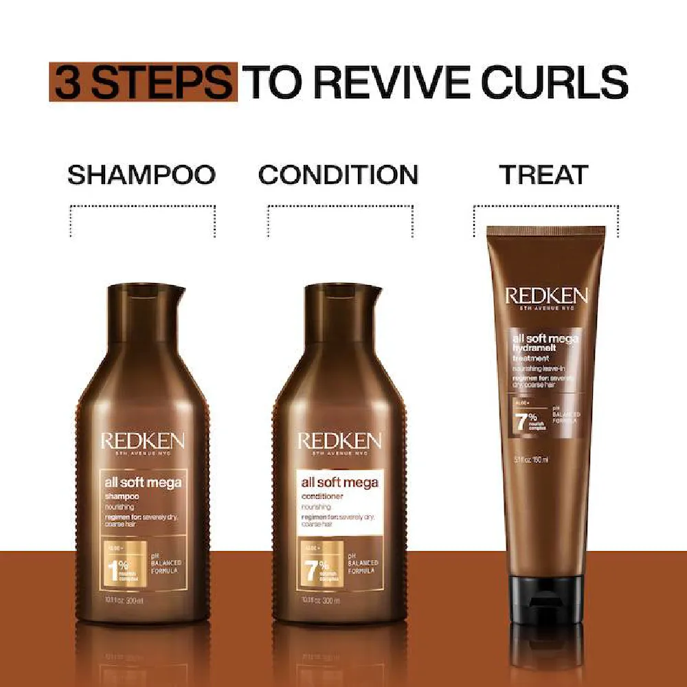 REDKEN ALL SOFT MEGA CURLS HYDRAMELT LEAVE IN TREATMENT 150ML