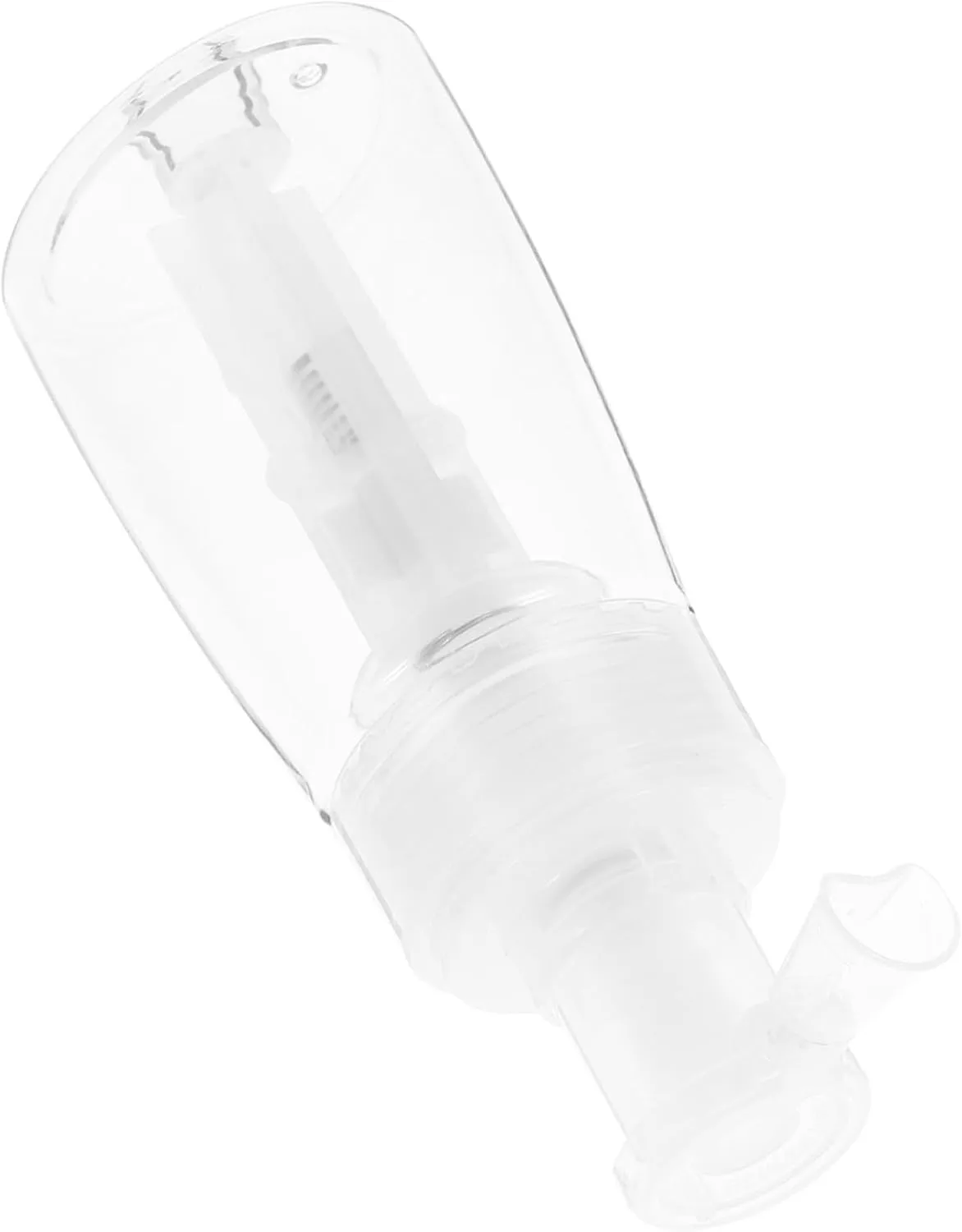 Refillable Powder Spray Bottle for Hair Fiber Makeup Transparent Portable Container with Uniform Fine Nozzle for Prickly Heat Powder Travel Use