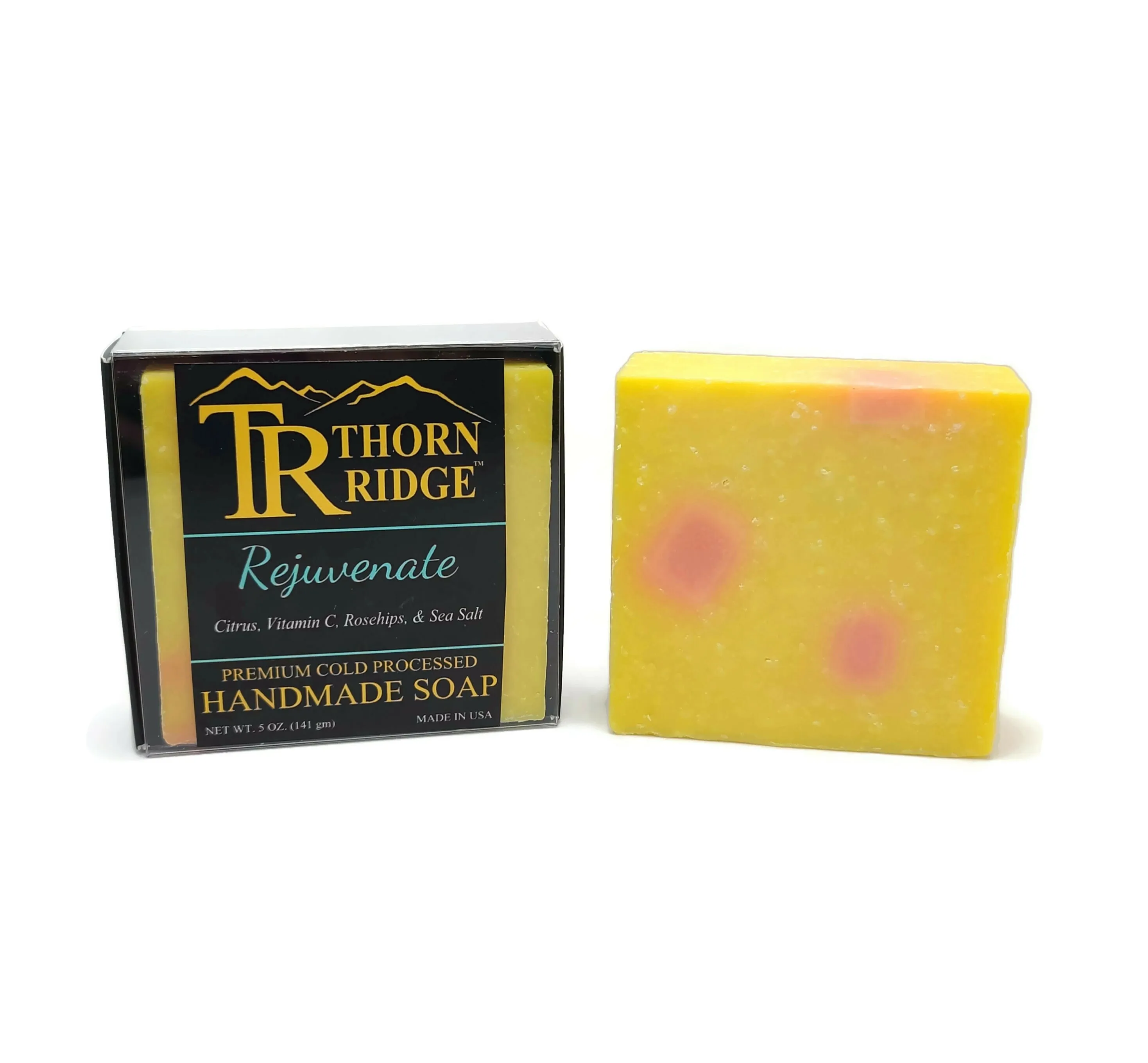 Rejuvenate: Citrus, Vitamin C, Rose Hips & Sea Salt Soap