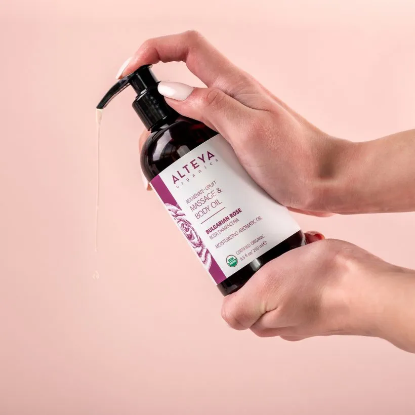 REJUVENATE   UPLIFT MASSAGE & BODY OIL BULGARIAN ROSE