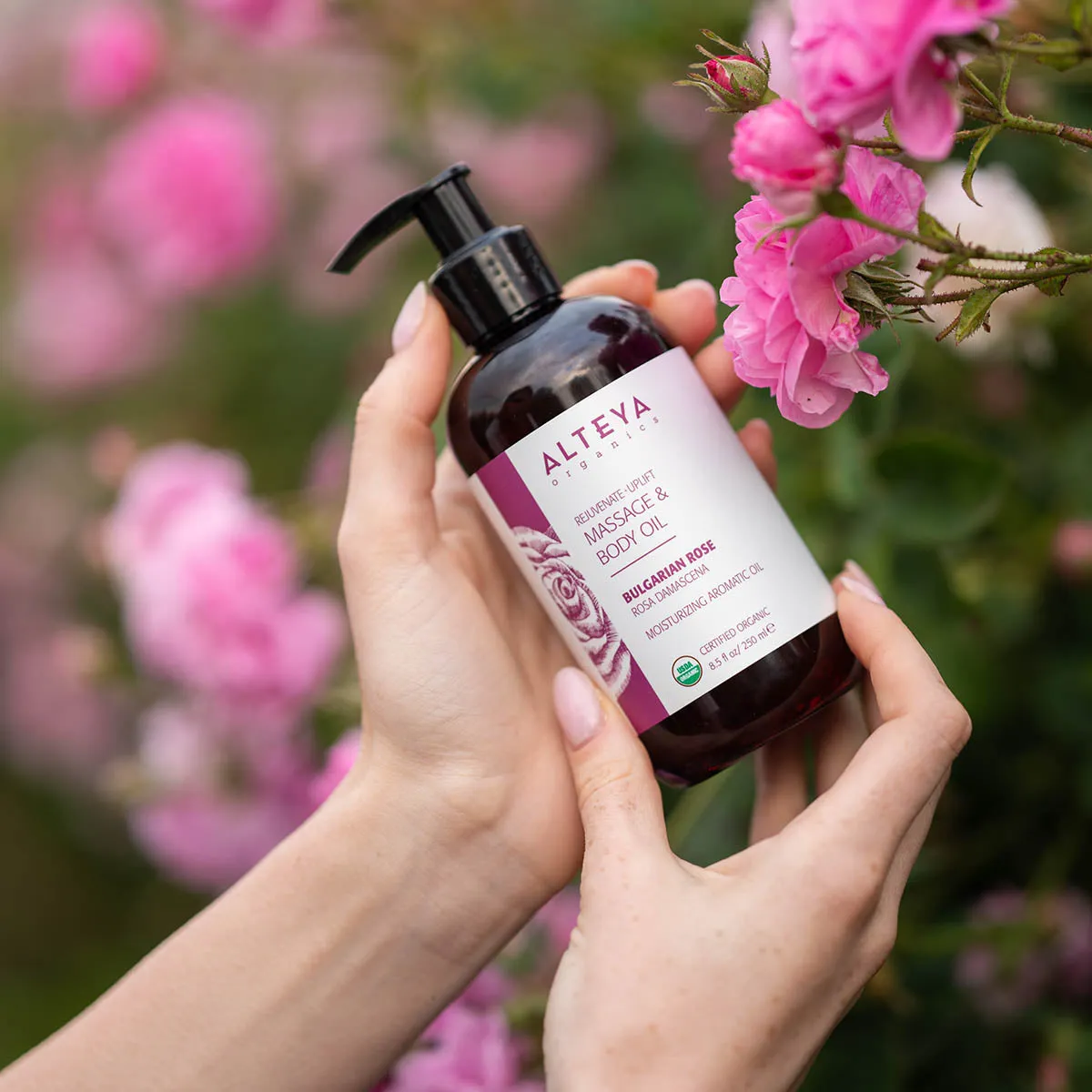 REJUVENATE   UPLIFT MASSAGE & BODY OIL BULGARIAN ROSE