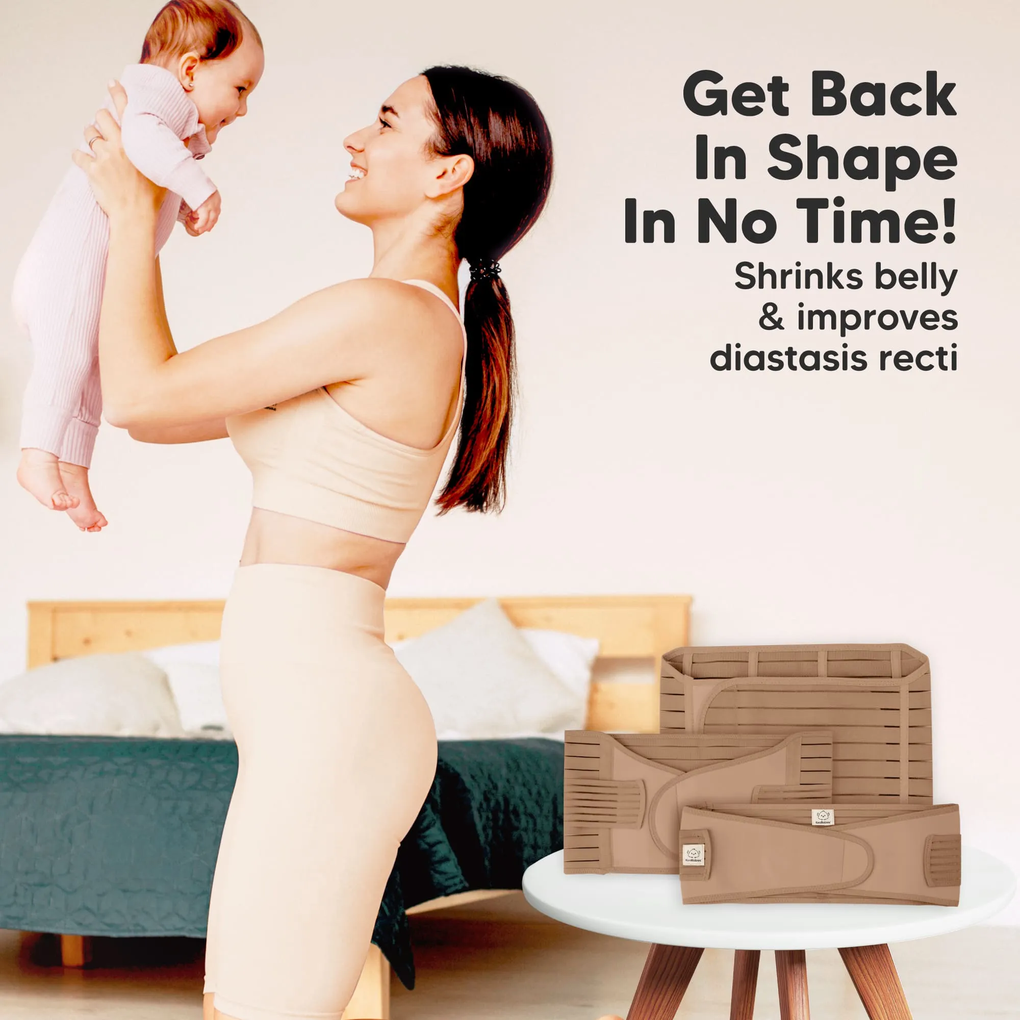 Revive 3-in-1 Postpartum Recovery Support Belt (Dusty Plum)