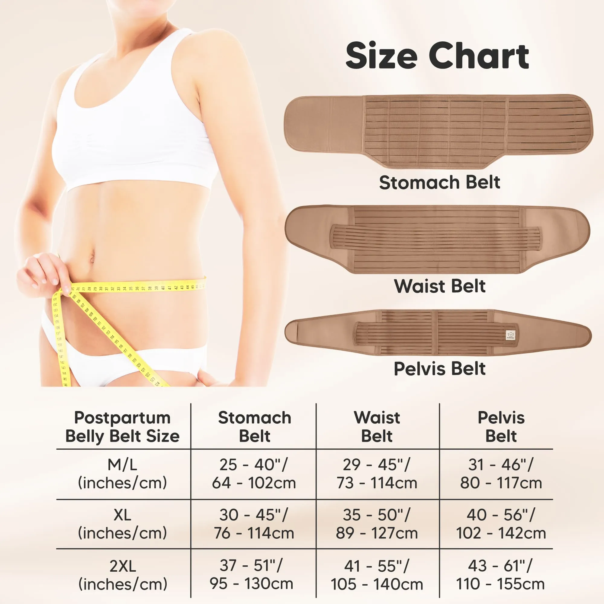 Revive 3-in-1 Postpartum Recovery Support Belt (Dusty Plum)