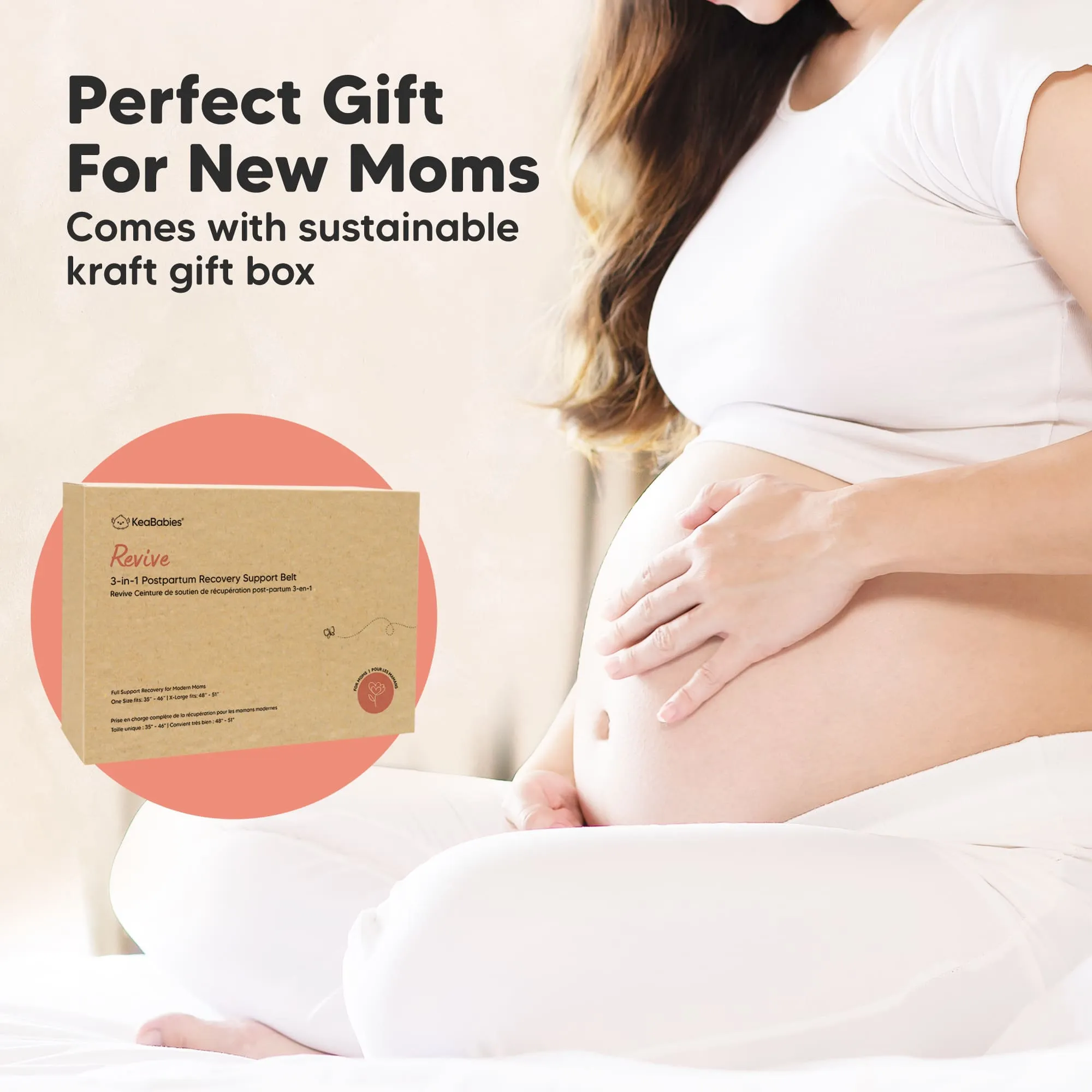 Revive 3-in-1 Postpartum Recovery Support Belt (Dusty Plum)