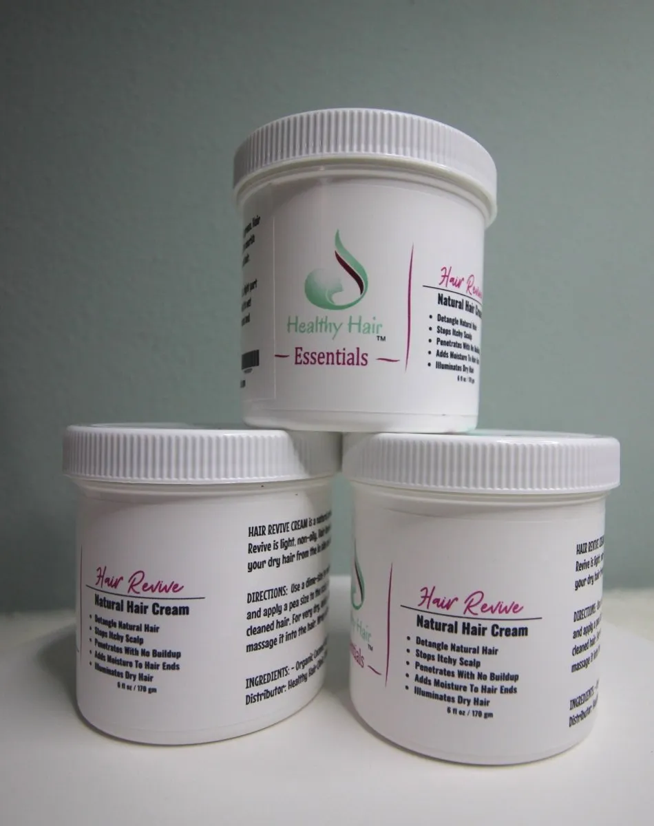 Revive  Hair Cream 6oz | Natural Haircare | Hair Nourishment | USA Made