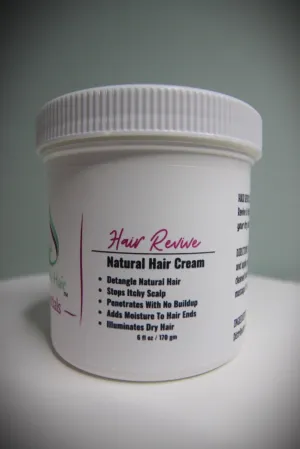 Revive  Hair Cream 6oz | Natural Haircare | Hair Nourishment | USA Made