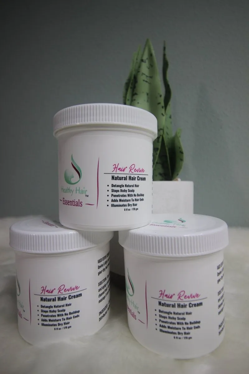 Revive  Hair Cream 6oz | Natural Haircare | Hair Nourishment | USA Made