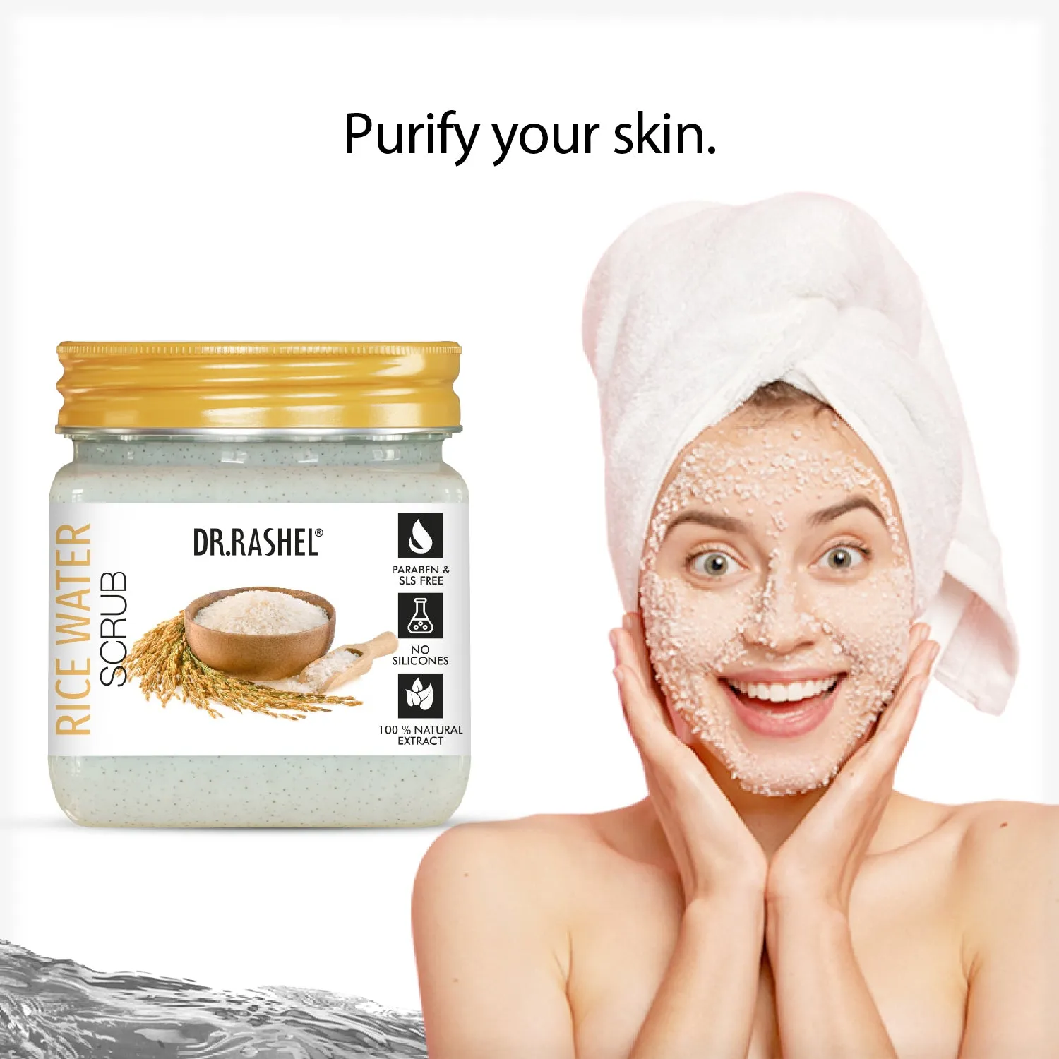 Rice Water Face & Body Scrub