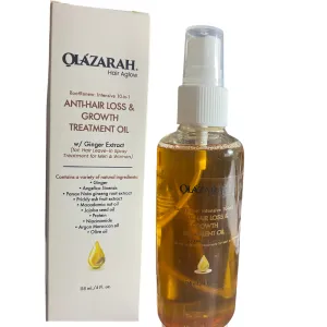 RootRenew Intensive 10-in-1 Anti-Hair Loss & Growth Treatment Oil w/Ginger Extract (for: Hair Thickening Men & Women), 4 Fl. oz