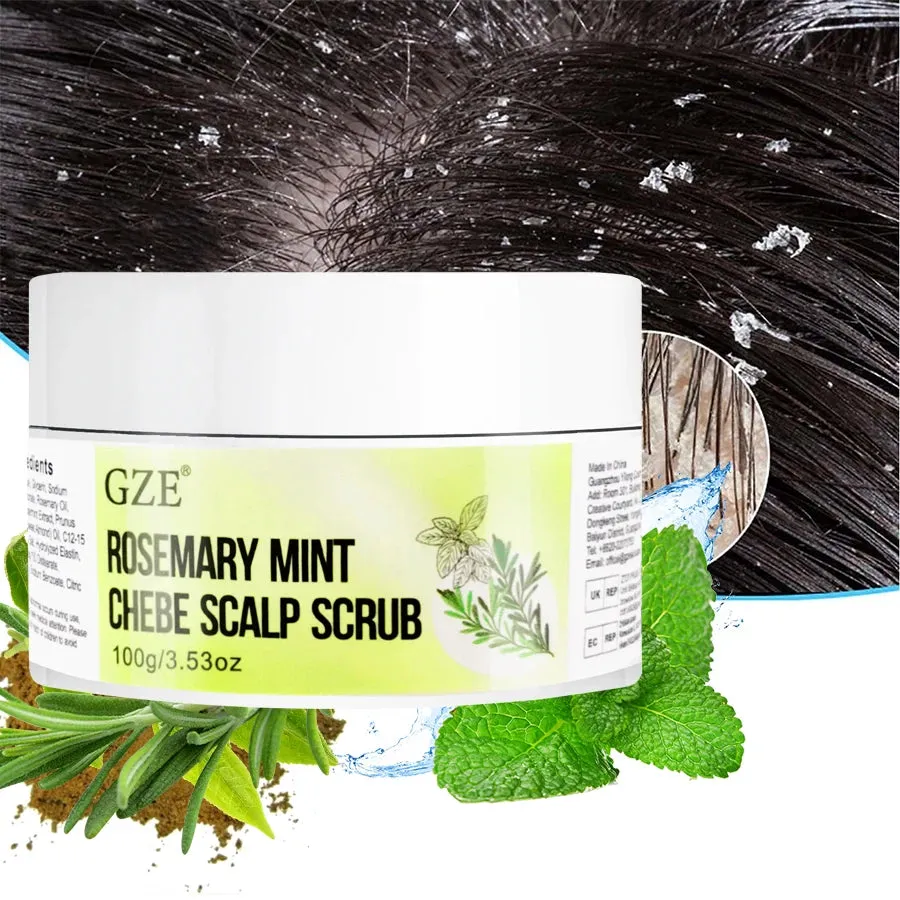 Rosemary Mint Exfoliating Scalp Scrub, Scalp Exfoliator for Build Up, Hair Exfoliating Scrub for Scalp Hair Care