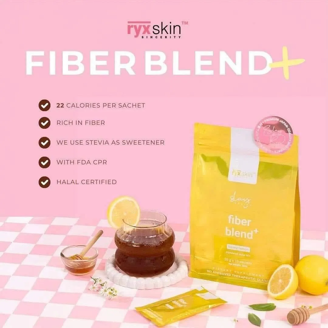 Ryx - FIBER BLEND - Honey Lemon Juice Drink 20g x 10 sachet