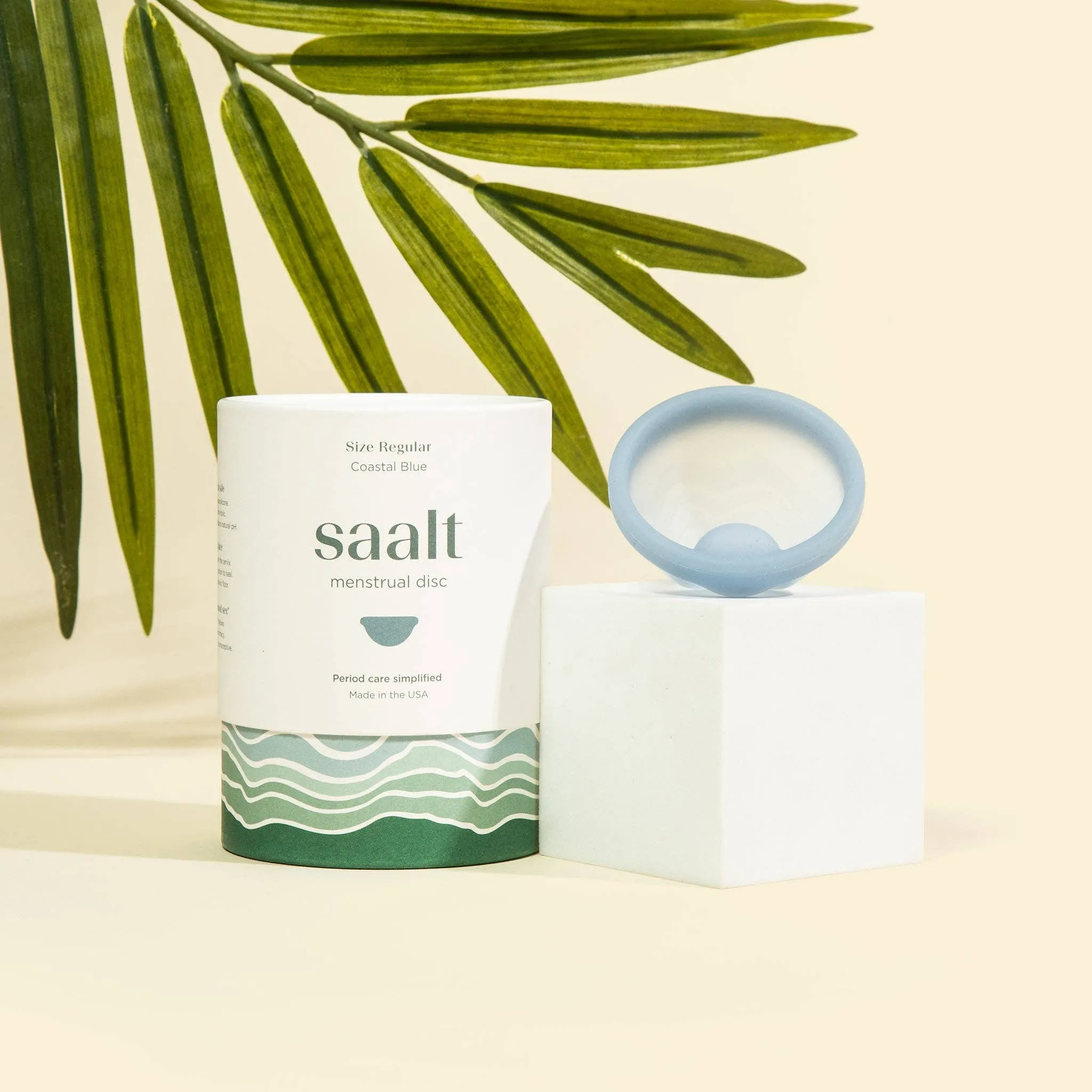 Saalt Menstrual Disc: Coastal Blue (Regular)