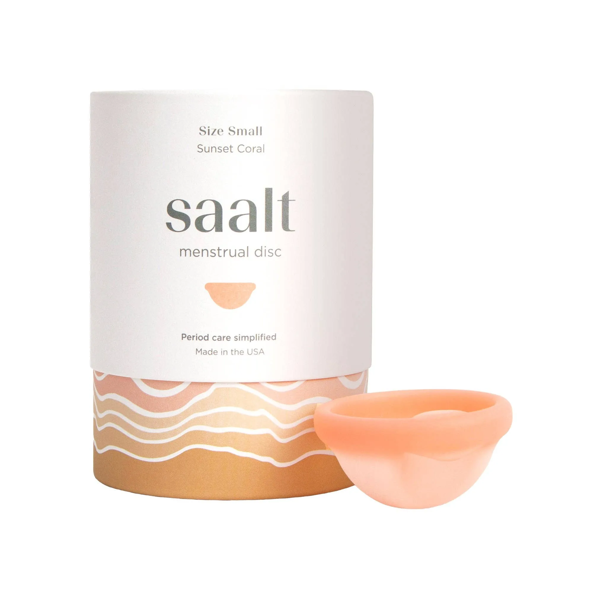 Saalt Menstrual Disc: Coastal Blue (Regular)