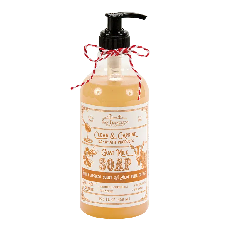San Francisco Soap Company - Goat Milk Hand Soap, Honey Apricot