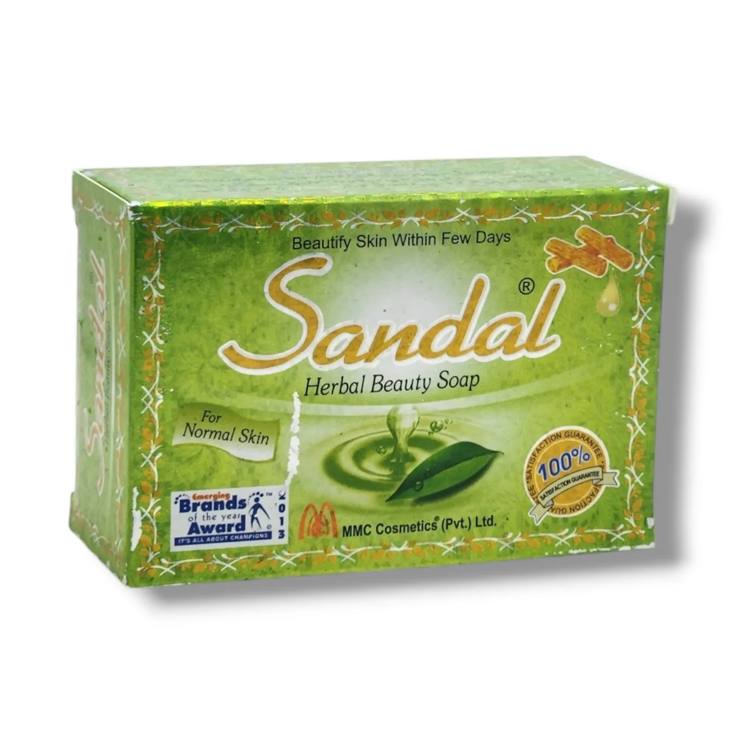 Sandal herbal beauty soap 90g (Pack of 3)