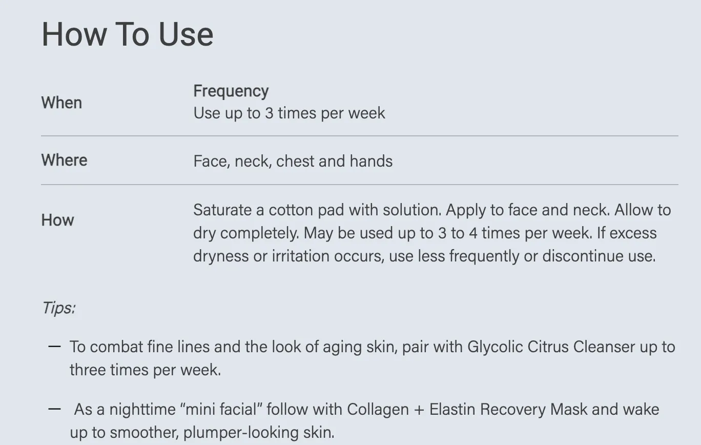 Sanitas GlycoSolution 5% Exfoliating Treatment